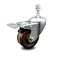 Service Caster 3 Inch High Temp Phenolic Swivel 3/8 Inch Stem Caster with Total Lock Brake SCC SCC-TSTTL20S314-PHRHT-381615 - alternate 1